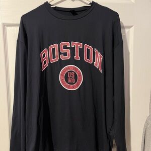 Boston Graphic Navy Blue Shirt